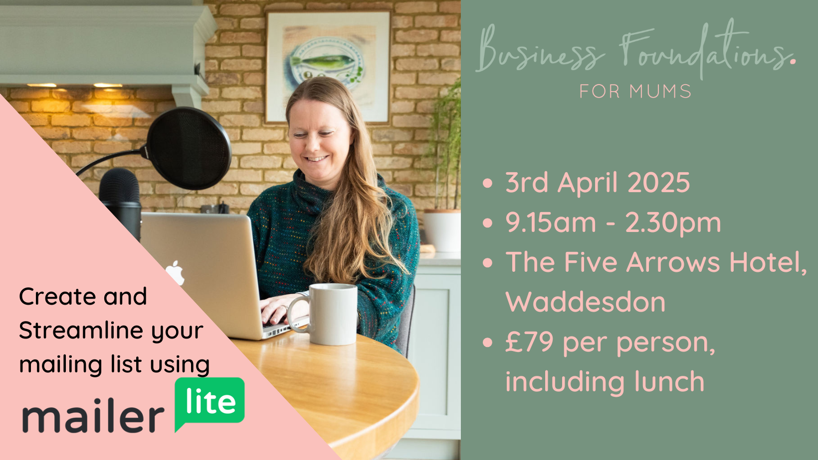 Create and Streamline your Mailing List Workshop - Business Foundations for Mums