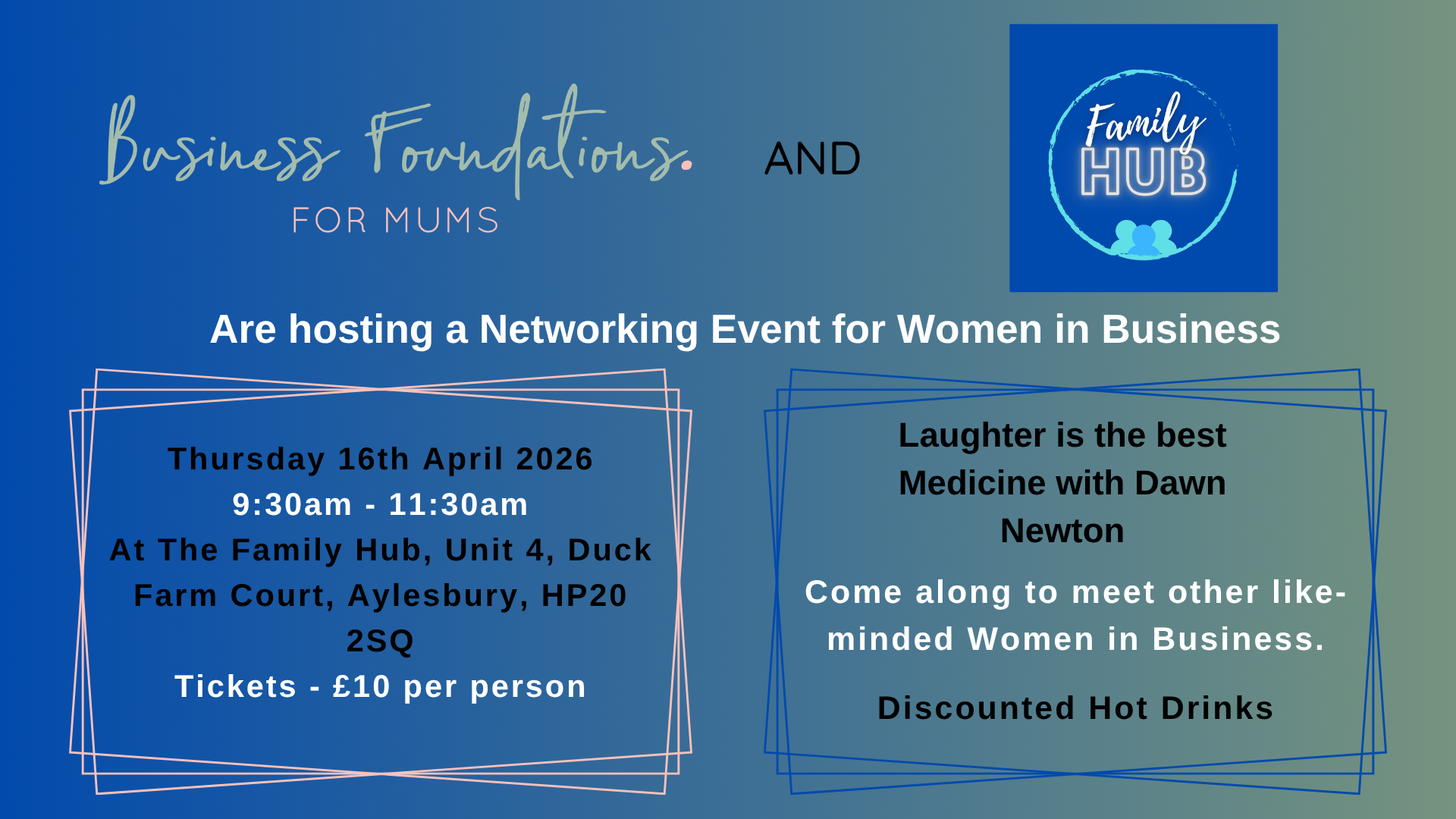 Laughter is the best medicine - Aylesbury Business Mums Networking - guest speaker Dawn Newton