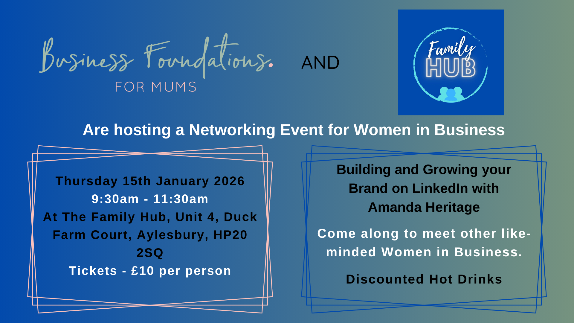 Aylesbury Mums Networking with Amanda Heritage