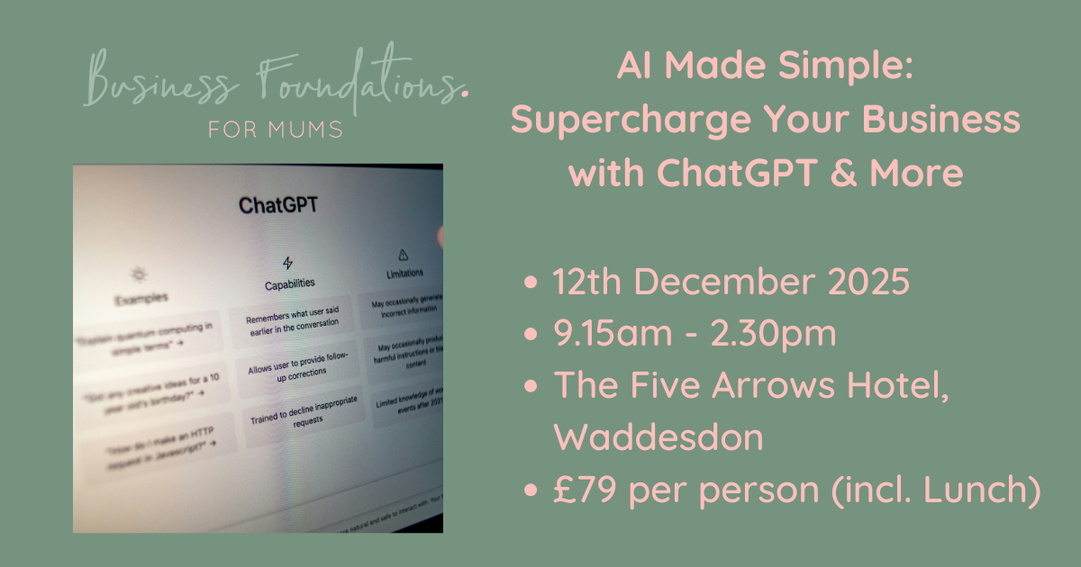 AI for Business Workshop Dec 25